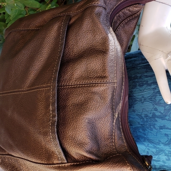 FOSSIL Metallic Gold‎ Messenger Bag - Picture 5 of 5